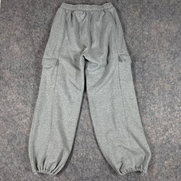 Gap Mens Gray Cargo Sweatpants Wide Leg Fleece Size M - Picture 10 of 12